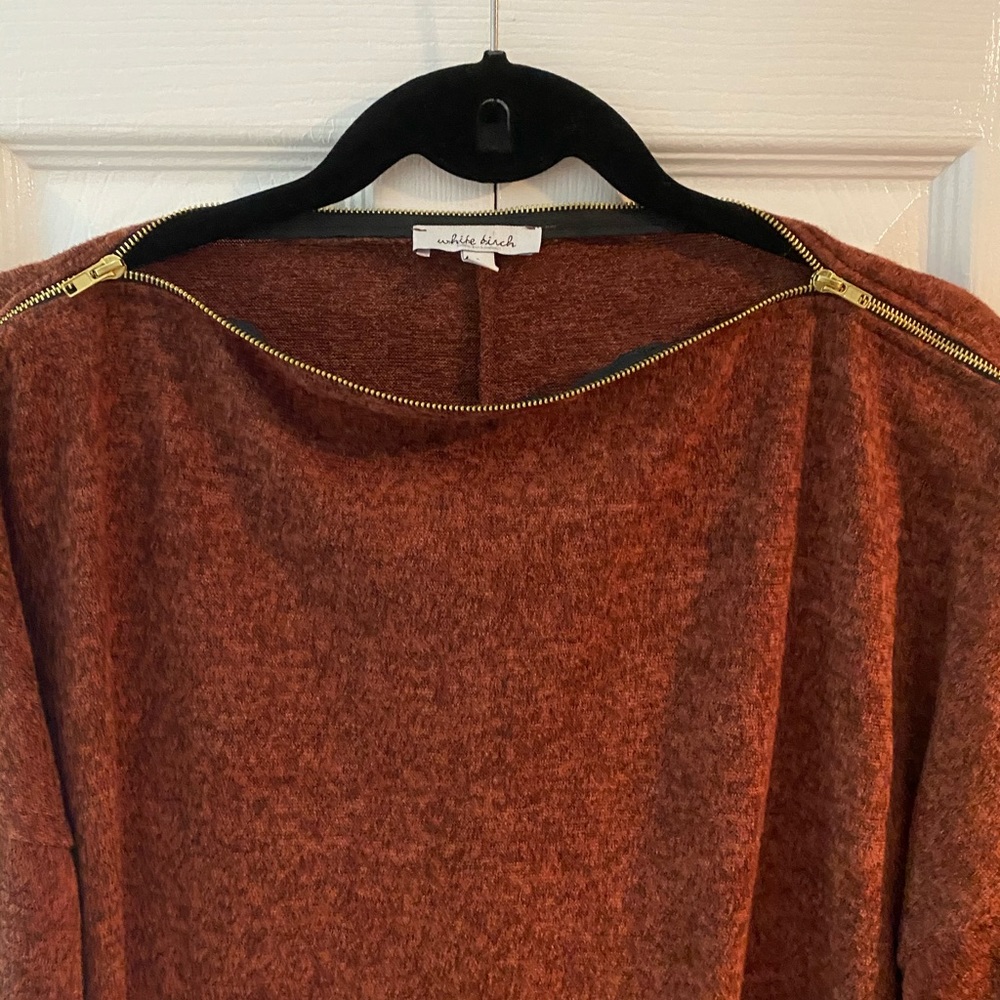 Sweater with Zipped Neckline